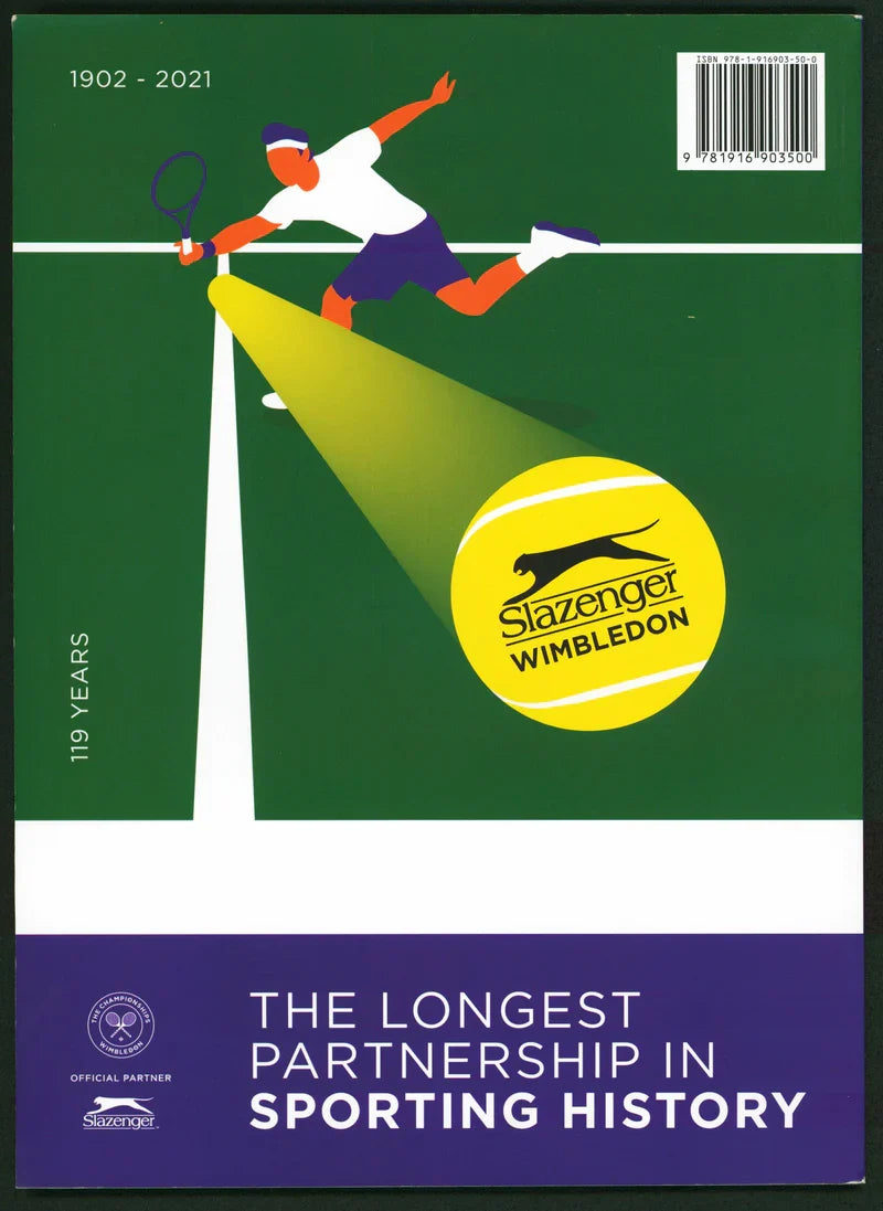 Novak Djokovic "#20" Signed 2021 The 134th Wimbledon Program BAS