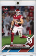 2024 Topps Bowman U Now Jackson Arnold #46 Blue /49 Oklahoma Sooners Rookie RC Football Card