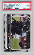 Graded 2024 Panini Instant NFL Marvin Harrison Jr #51 White Tiger /5 Rookie RC Football Card PSA 9 Mint