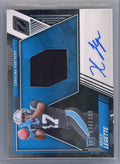 2024 Panini Zenith Xavier Legette #210 Relic Auto /399 Rookie RC Football Card