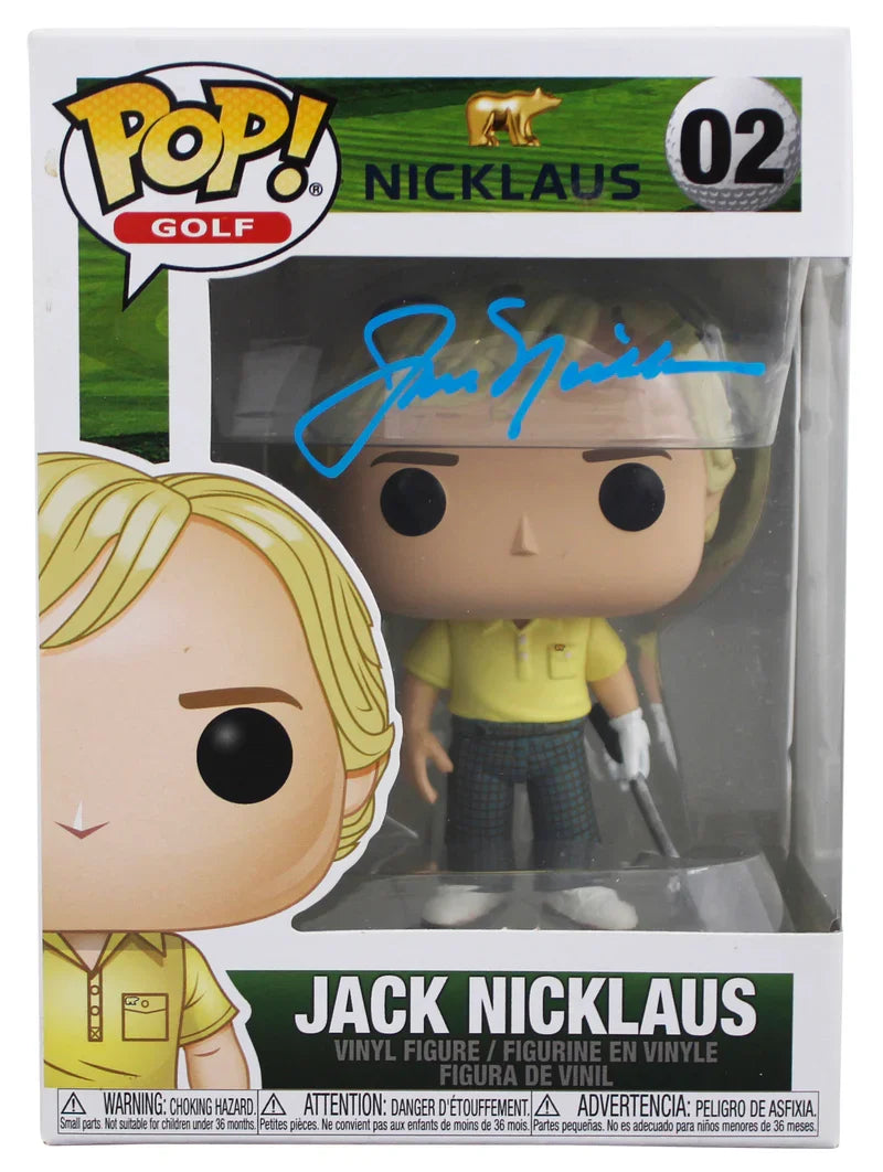 Jack Nicklaus Authentic Signed #02 Funko Pop Vinyl Figure JSA