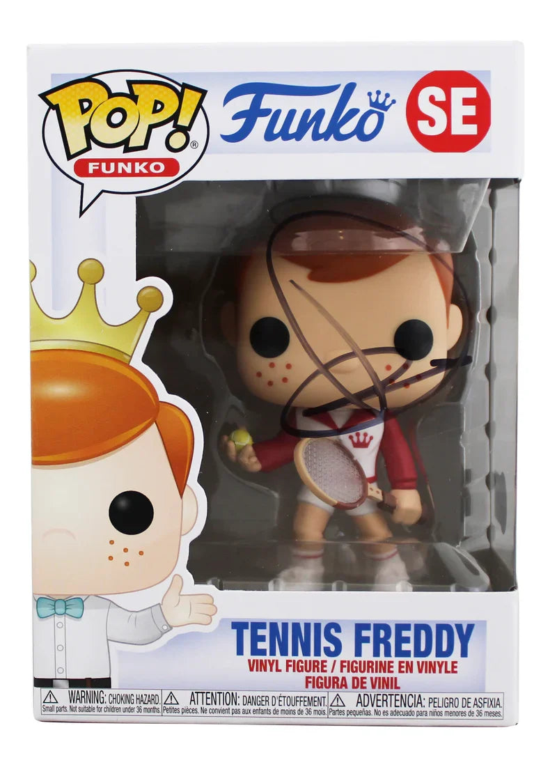Novak Djokovic Signed Tennis Freddy #SE Funko Pop Vinyl Figure BAS