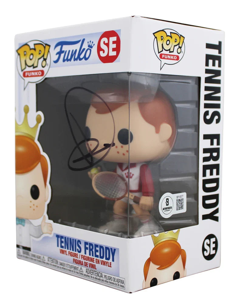 Novak Djokovic Signed Tennis Freddy #SE Funko Pop Vinyl Figure BAS