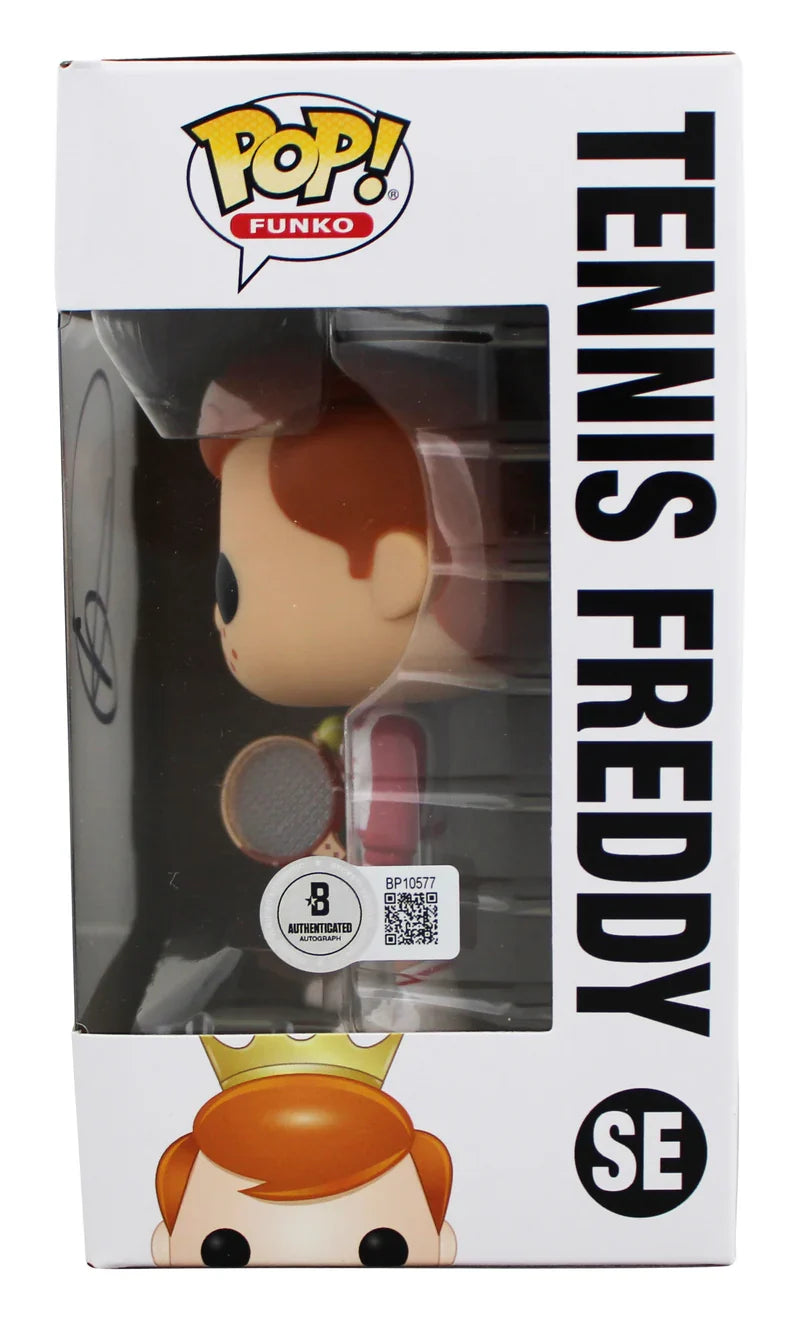Novak Djokovic Signed Tennis Freddy #SE Funko Pop Vinyl Figure BAS