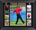 Tiger Woods Authentic Signed 16x20 Framed Vertical Fist Pump Photo UDA