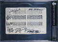 Michael Jordan Signed The Golf Club At Desert Mountain Scorecard BAS
