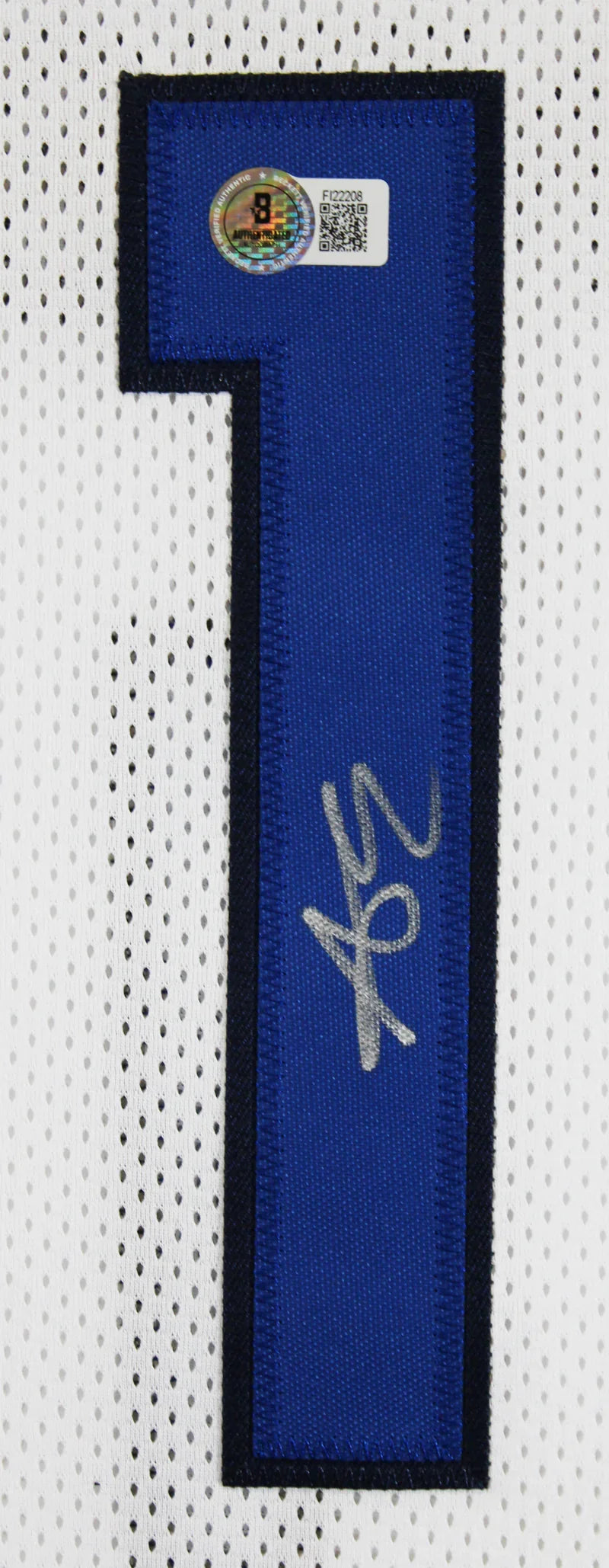 Anthony Edwards Authentic Signed White Pro Style Framed Jersey Autographed BAS