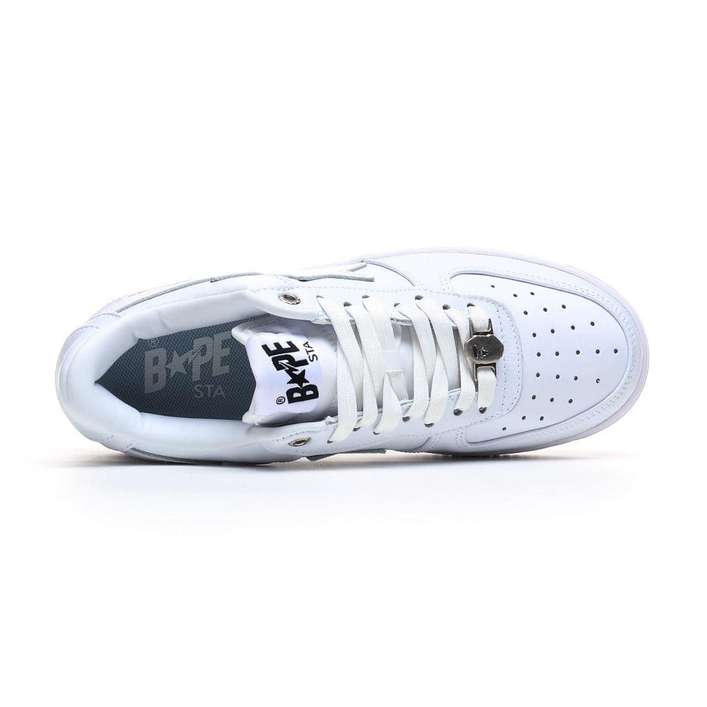 BAPE STA #3 Triple White | A Bathing Ape Sneakers | Premium Leather