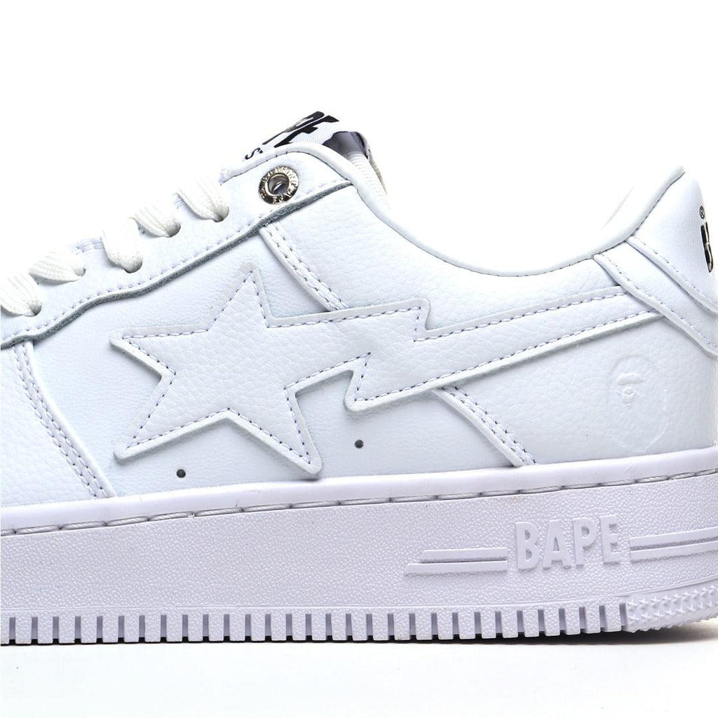 BAPE STA #3 Triple White | A Bathing Ape Sneakers | Premium Leather