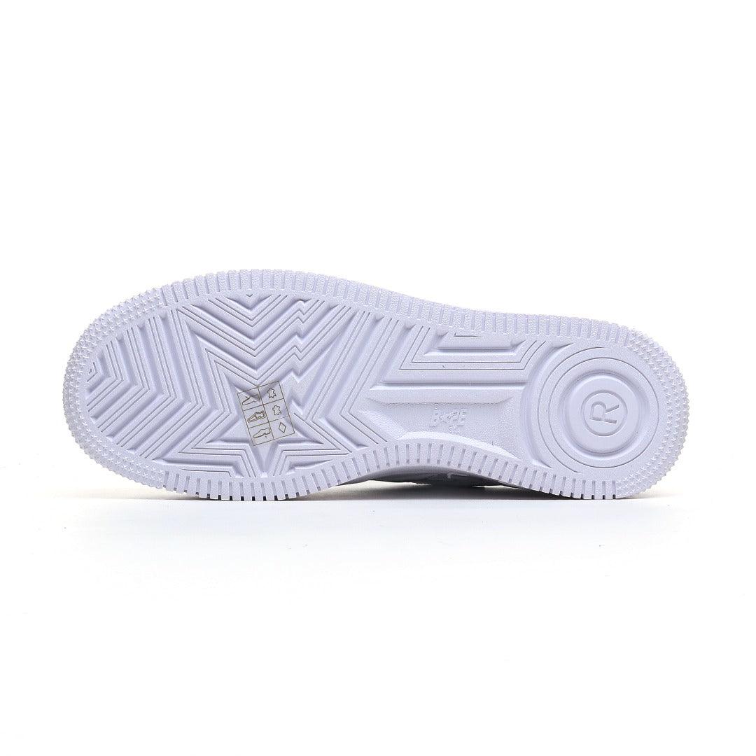 A Bathing Ape Bape Sta Low Camo White Blue Sneakers
