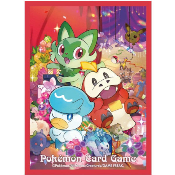 Pokémon Card Sleeve - Scarlet and Violet Starter Trio (Single Sleeve)
