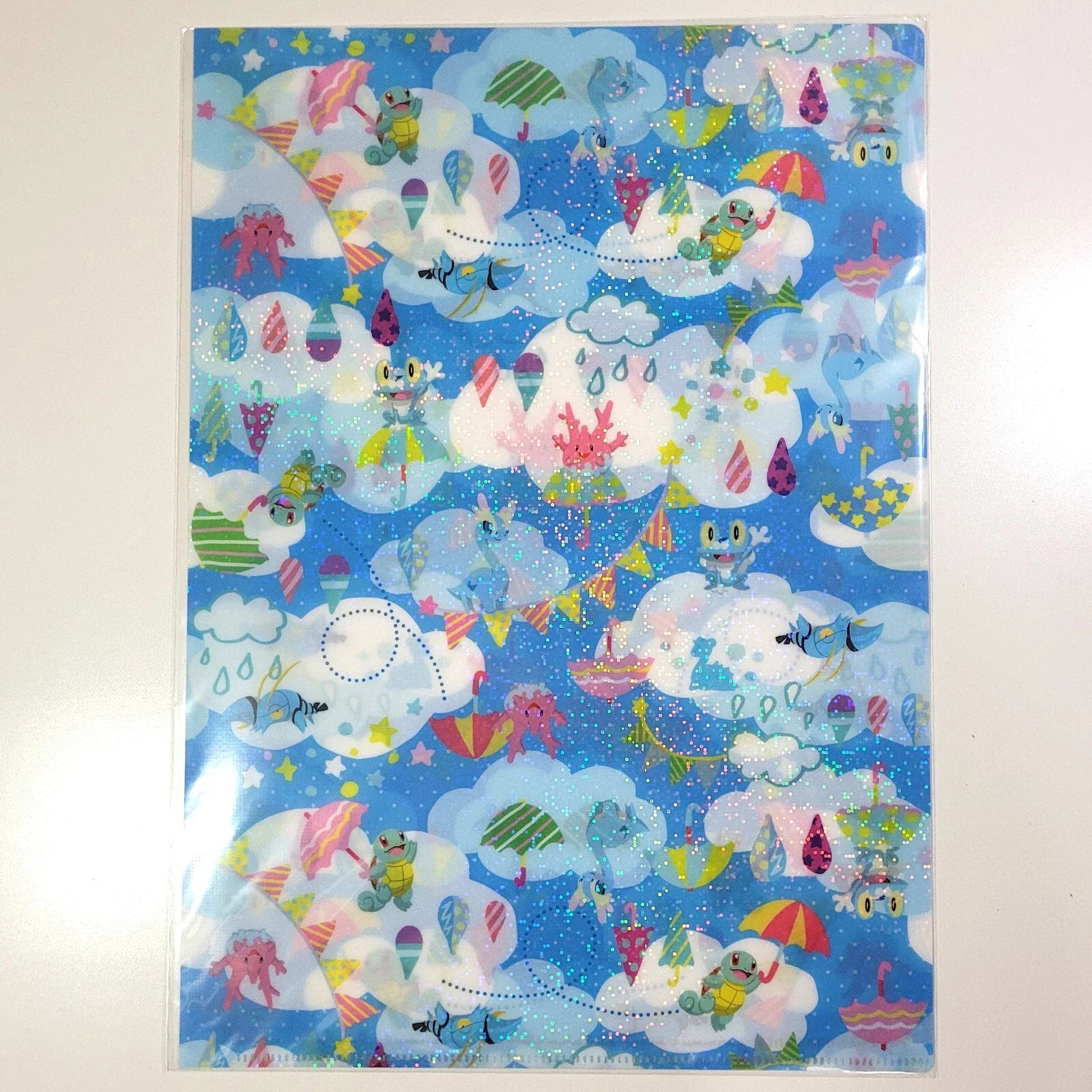 Pokemon: Water Pokemon Giltter Clear File Pokémon Japan