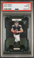 Graded 2023 Panini Prizm Will Levis #397 Rookie RC Football Card PSA 10 Gem Mint